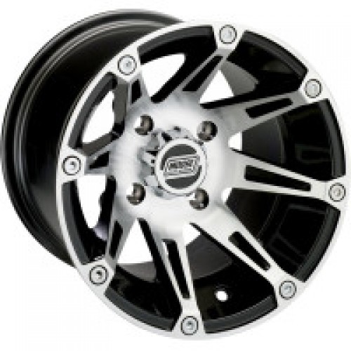 JANTES AVANT MOOSE 387X ALU 12x7 / 4/110 DEPORT 4+3 POUR KAWASAKI BRUTE FORCE 750