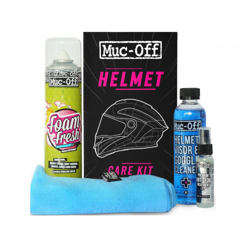 Kit entretien MUC-OFF Helmet Care Casque et Visières