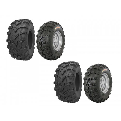 PACK DE 4 PNEUS UTILITAIRE POUR QUAD 25X8X12 / 25X10X12 - KENDA