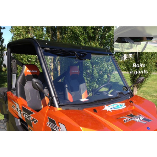 KIT PARE BRISE + TOIT + ESSUIE GLACE POUR POLARIS RANGER 1000 - RPM