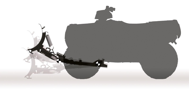 Une énorme sélection de pièces et accessoires Quad et ATV! -   Kit chasse-neige V-Pro universel pour quad– Lame 180cm -  version tournante hydraulique Une énorme sélection de pièces et accessoires  Quad