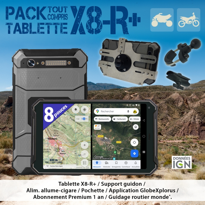 GLOBEXPLORER X8-R+ Pack Quad-Moto-SSV - Globe