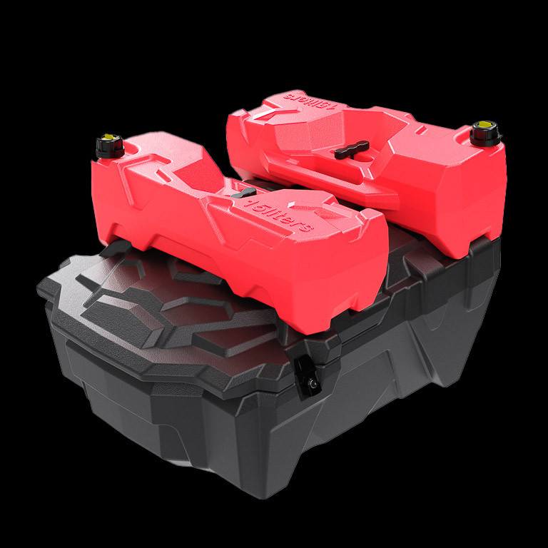 Réservoir D'Essence Avant 19L Pour Quad Et ATV – Plastique Noir Universel (Motorsport Goetz)