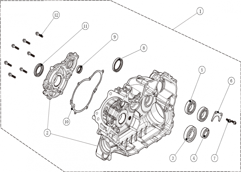 KIT CARTER MOTEUR DROIT SNARLER AT6S