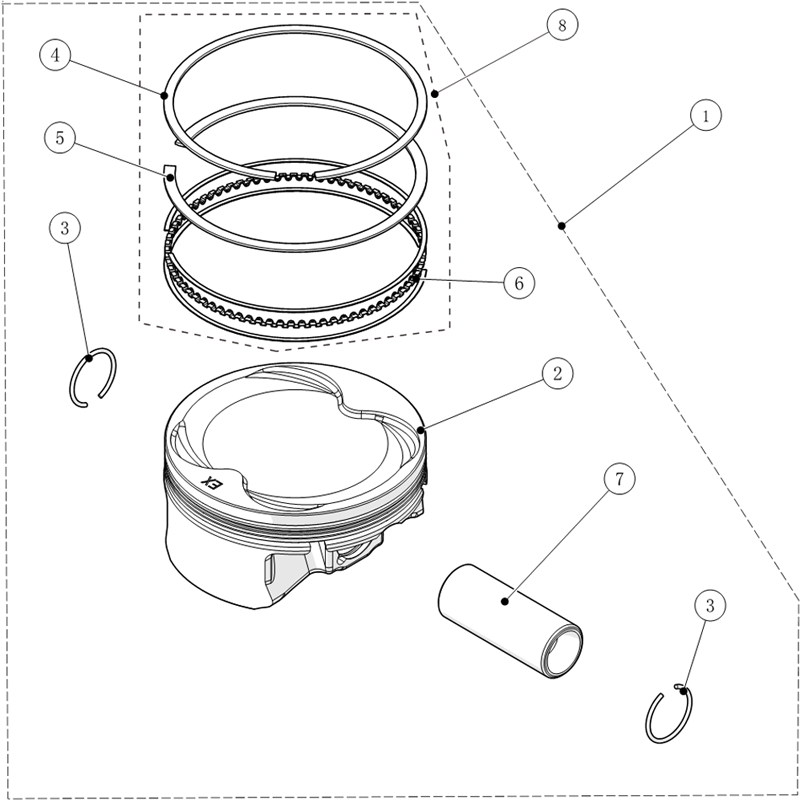 KIT PISTON SNARLER AT6S