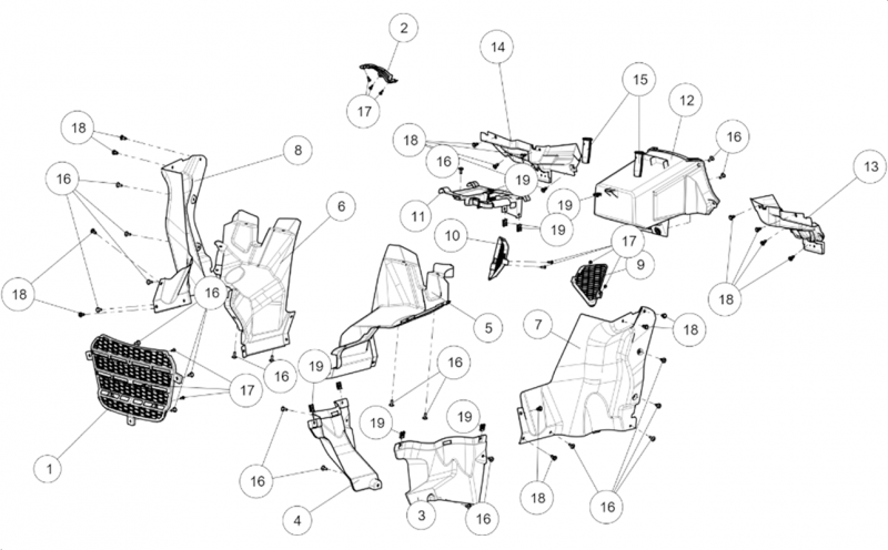 CACHES PLASTIQUES / GRILLES SNARLER AT6L