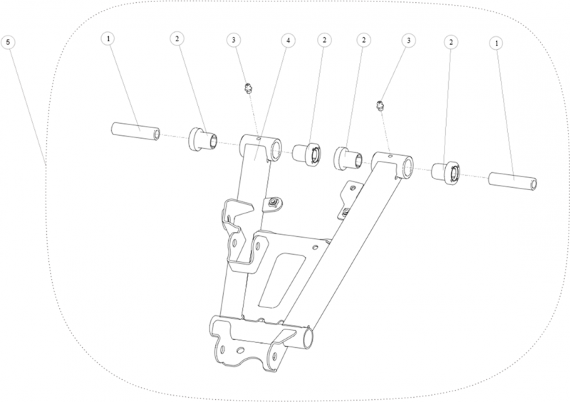 TRIANGLE ARRIERE INFERIEUR GAUCHE SNARLER AT6S