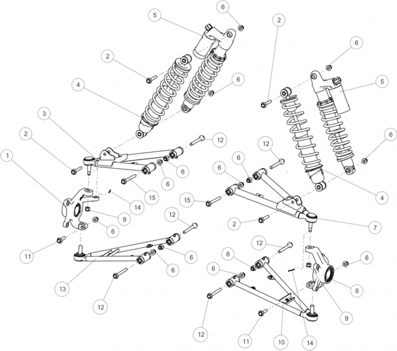 SUSPENSION AVANT SNARLER AT6L