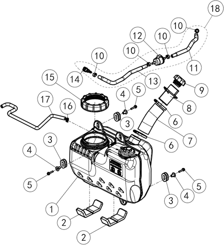 RESERVOIR A CARBURANT SNARLER AT6L