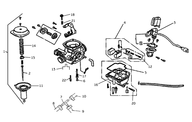 CARBURATEUR HYTRACK 300