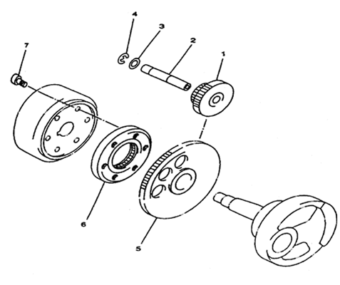 ROUE LIBRE DE DEMARREUR - HYTRACK 300