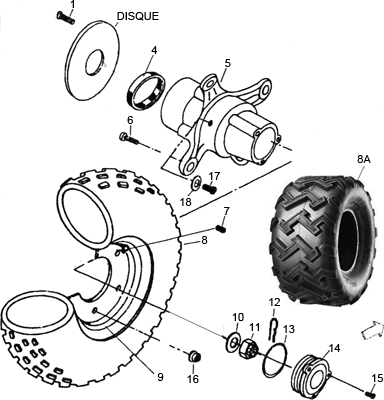 ROUES AVANT - HYTRACK 300