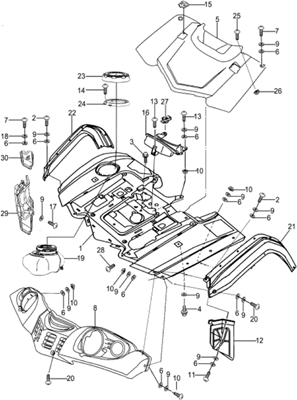 CARROSSERIE AVANT