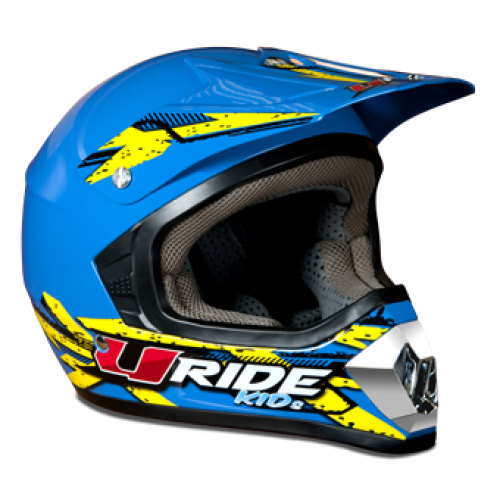 CASQUE ENFANT U-RIDE BLEU