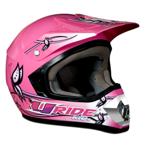 CASQUE ENFANT U-RIDE ROSE