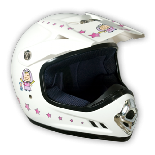 CASQUE ENFANT HYTRACK SX BLANC/ROSE