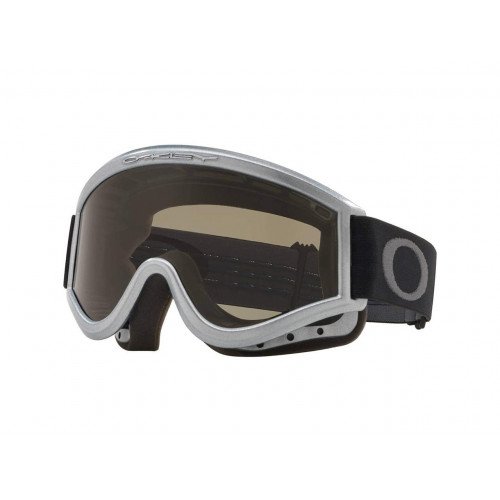 Masque OAKLEY L Frame MX Sand Silver Chrome écran Dark Grey + transparent